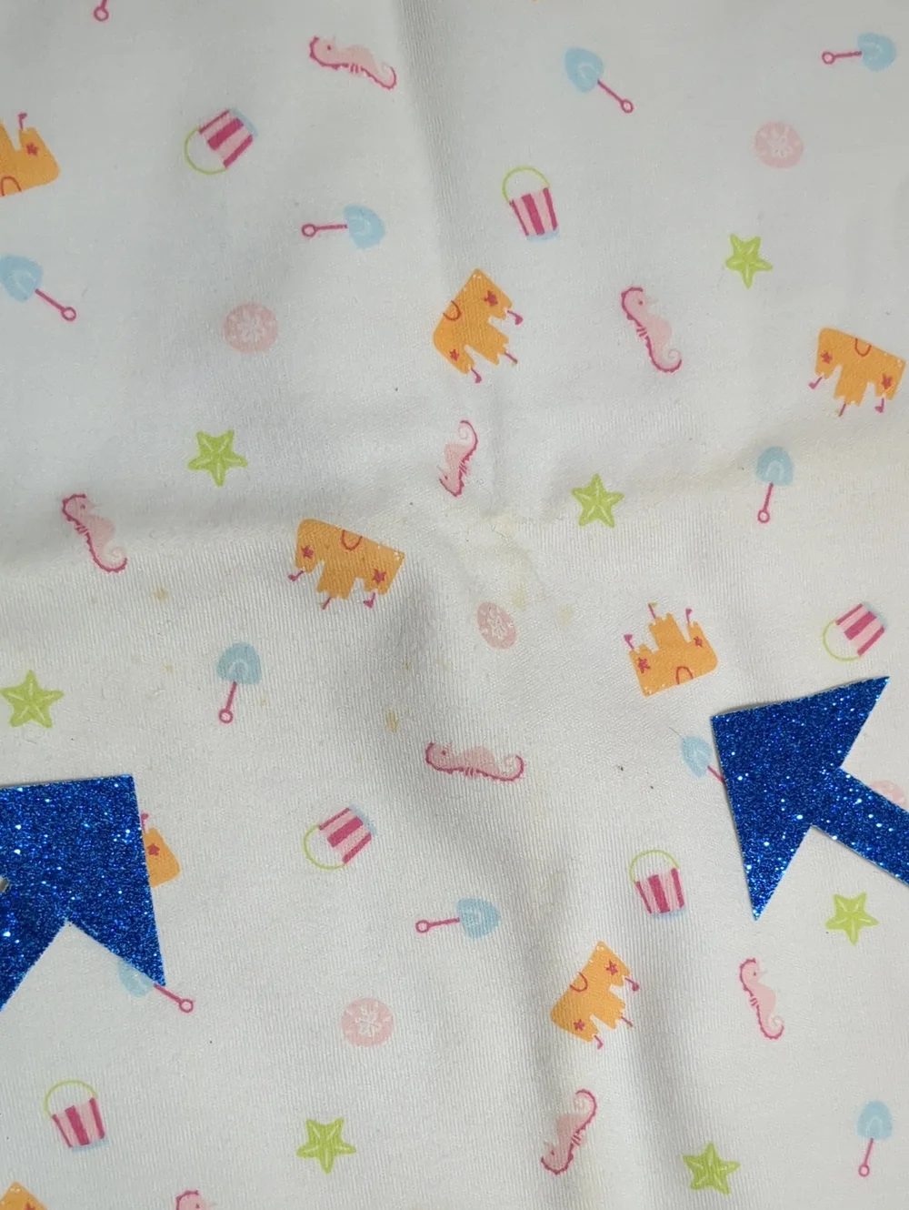 Gymboree  Castle Sea Horse Pail Shovel Reversible Pink Baby Blanket 2007 NWT